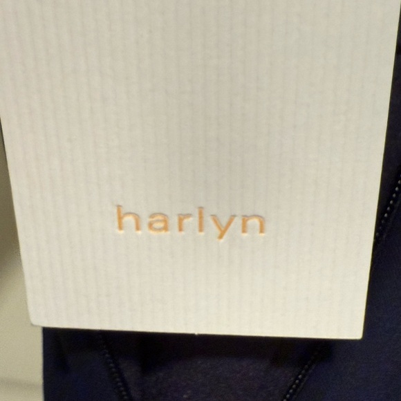 Harlyn Nordstrom NWT Sz S Navy Pink Embroidered Halter Cocktail Dress (0612) - Picture 14 of 16